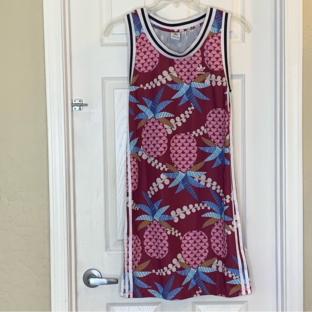 ADIDAS ORIGINALS x FARM RIO FARM TANK DRESS SIZE SMALL - Picture 5 of 13